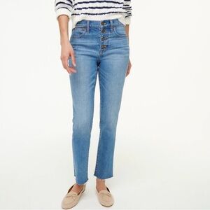 J Crew Essential straight jean in all-day stretch